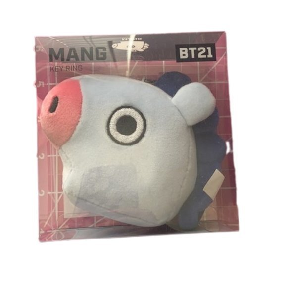 BTS 21‎ "Mang" keychain plushie line friends - Picture 1 of 17